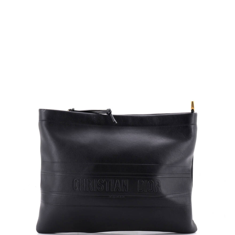 Christian Dior Medium DiorDouble Zip Pouch